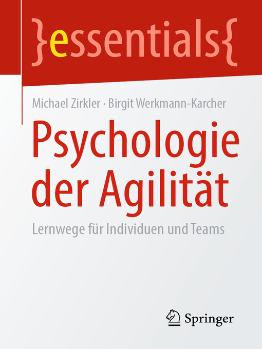 Title details for Psychologie der Agilität by Michael Zirkler - Available